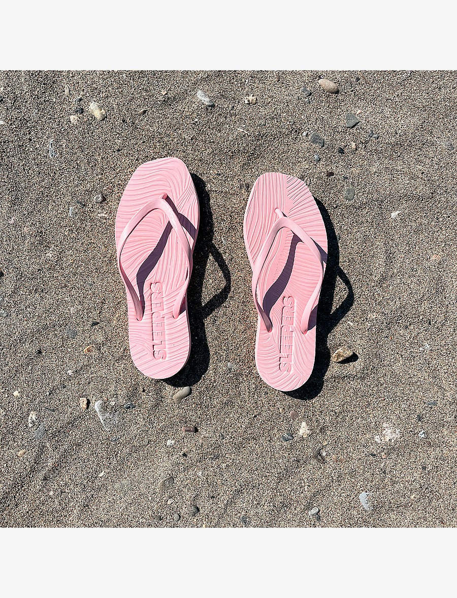 SLEEPERS - TAPERED Mellow Yellow Flip Flop - klipklapper - pink sorbet - 2