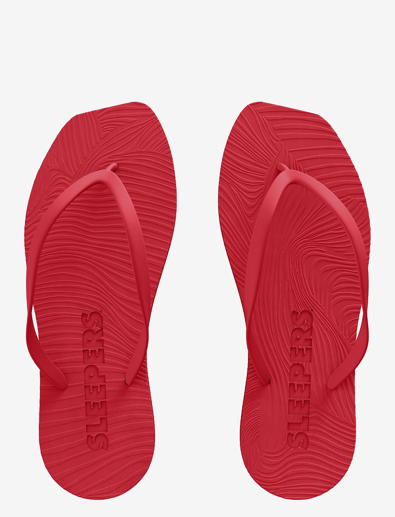 SLEEPERS - Tapered Burgundy Flip Flop - lowest prices - red - 1