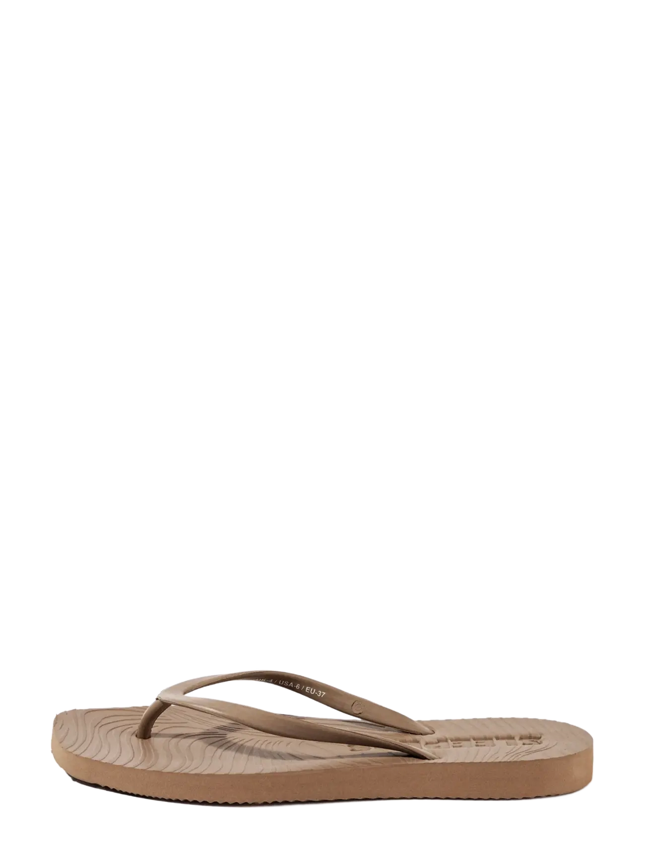 SLEEPERS TAPERED Flip Flop - Plätud - SAND / brown