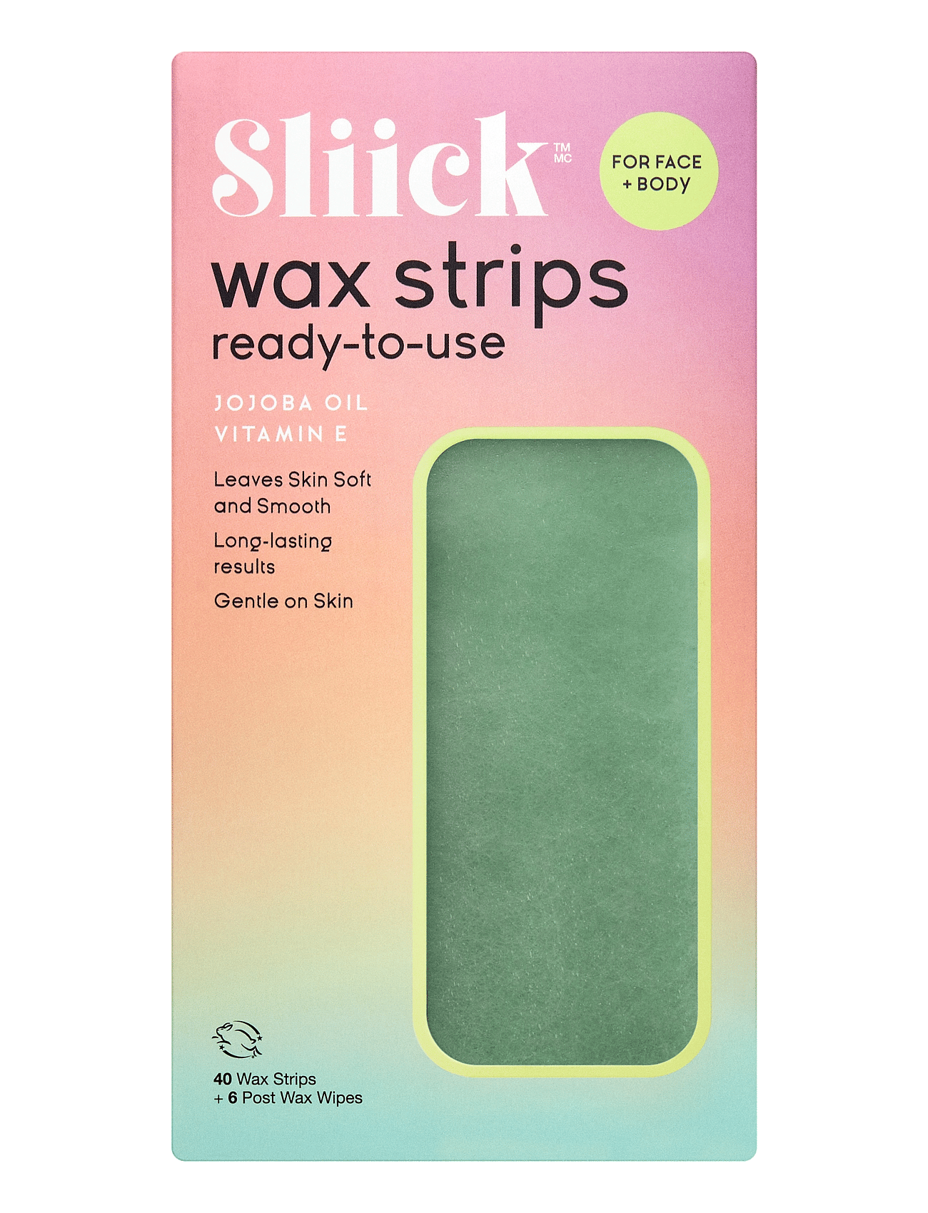 Sliick - Wax Strips For Face