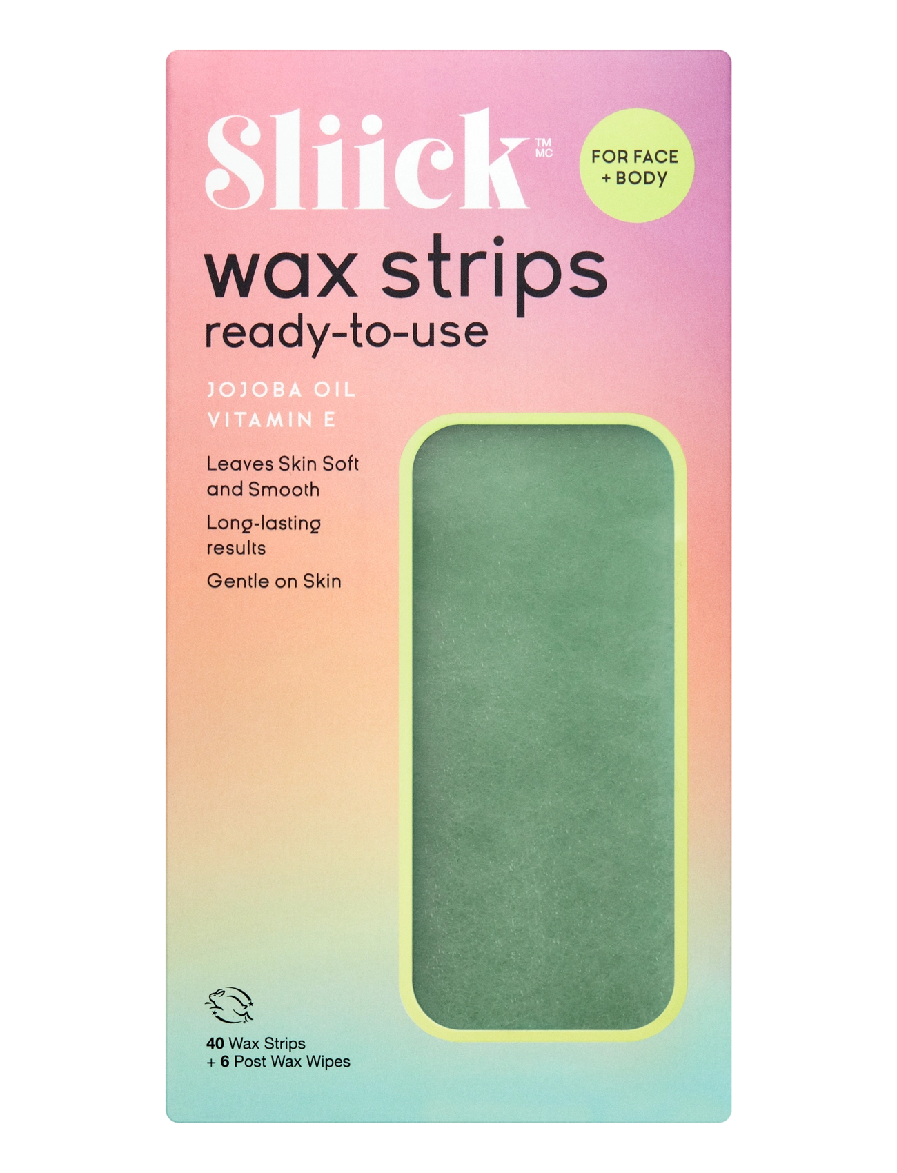 Sliick Wax Strips For Face + Body - Sliick - NO COLOR / undefined