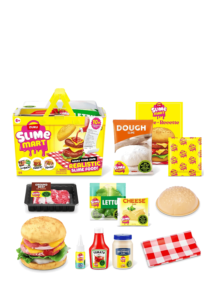 SLIMEMART - SLIME MART SMALL SHOPPING BASKET - legemad & legekager - multi - 1