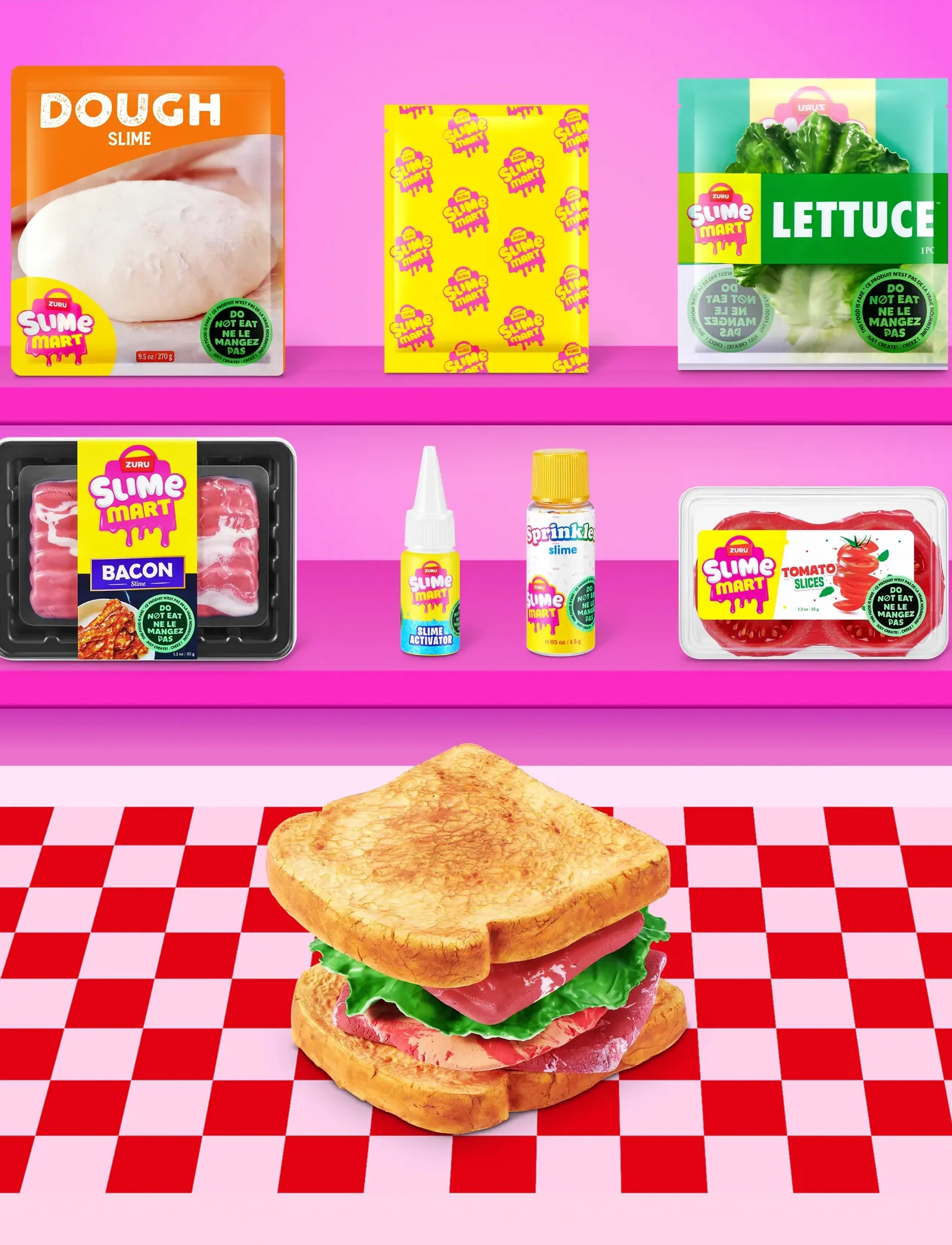 SLIMEMART - SLIME MART SHOPPING CART SHOPPING CART - legemad & legekager - multi - 0