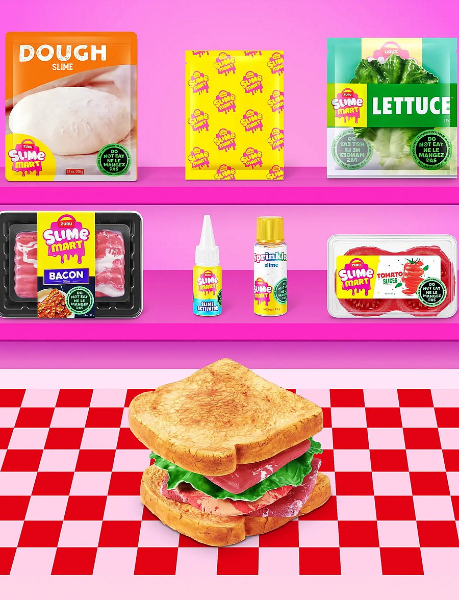 SLIMEMART - SLIME MART SHOPPING CART SHOPPING CART - legemad & legekager - multi - 0
