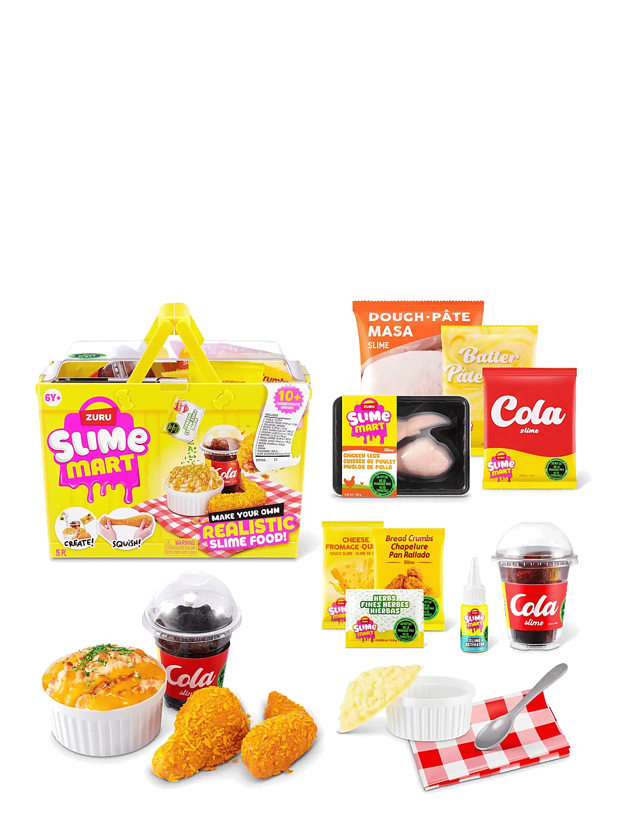 SLIMEMART - SLIME MART SMALL SHOPPING BASKET FAST FOOD - multi - 1