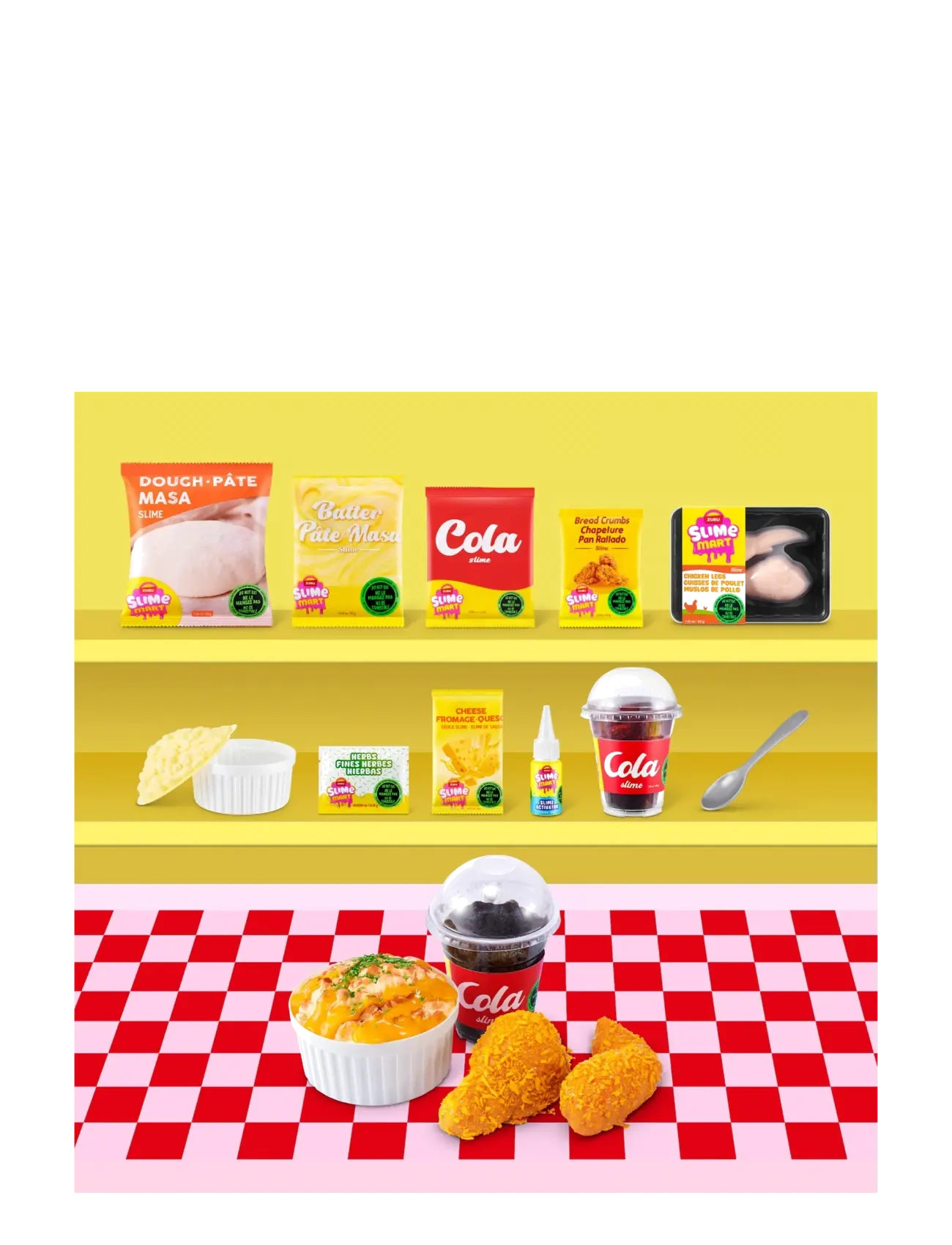 SLIMEMART - SLIME MART SMALL SHOPPING BASKET FAST FOOD - multi - 0