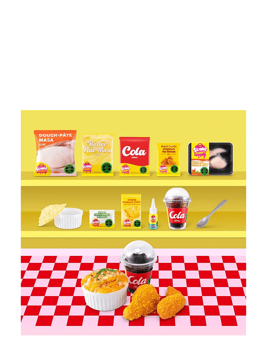 SLIMEMART - SLIME MART SMALL SHOPPING BASKET FAST FOOD - multi - 0