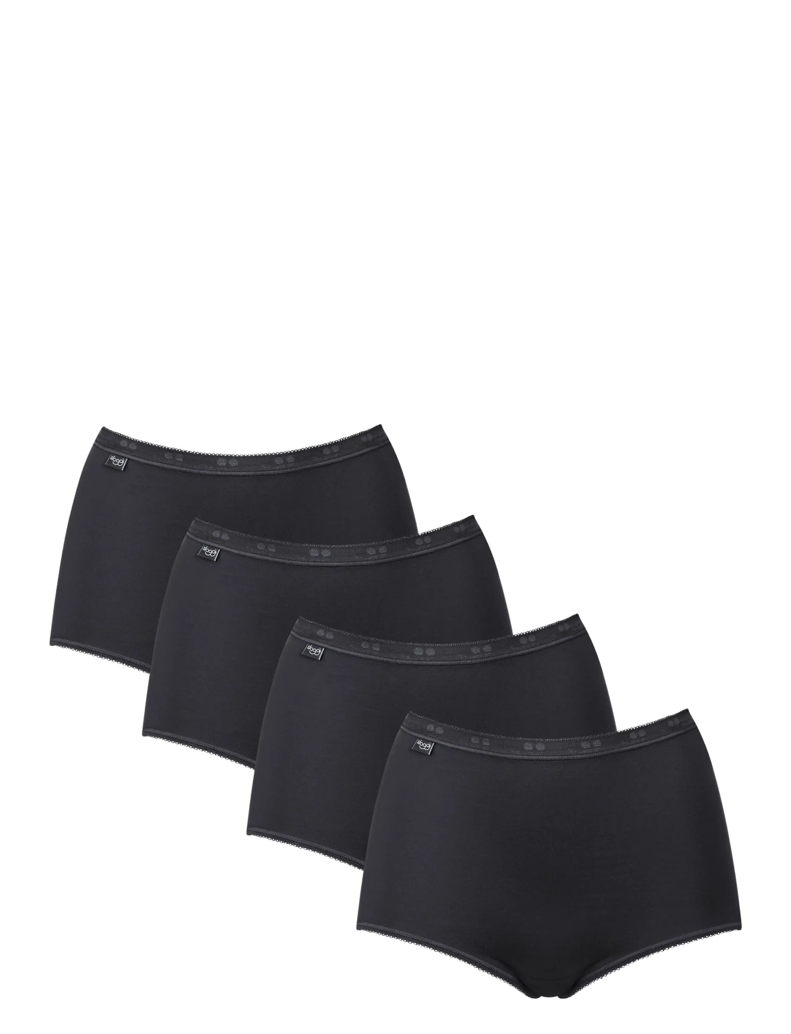 sloggi sloggi Basic+ Maxi 4P - Unterwäsche - BLACK / black