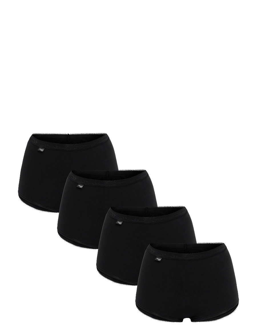 sloggi - sloggi Basic+ Maxi 4P - midi & maxi slips - black - 1
