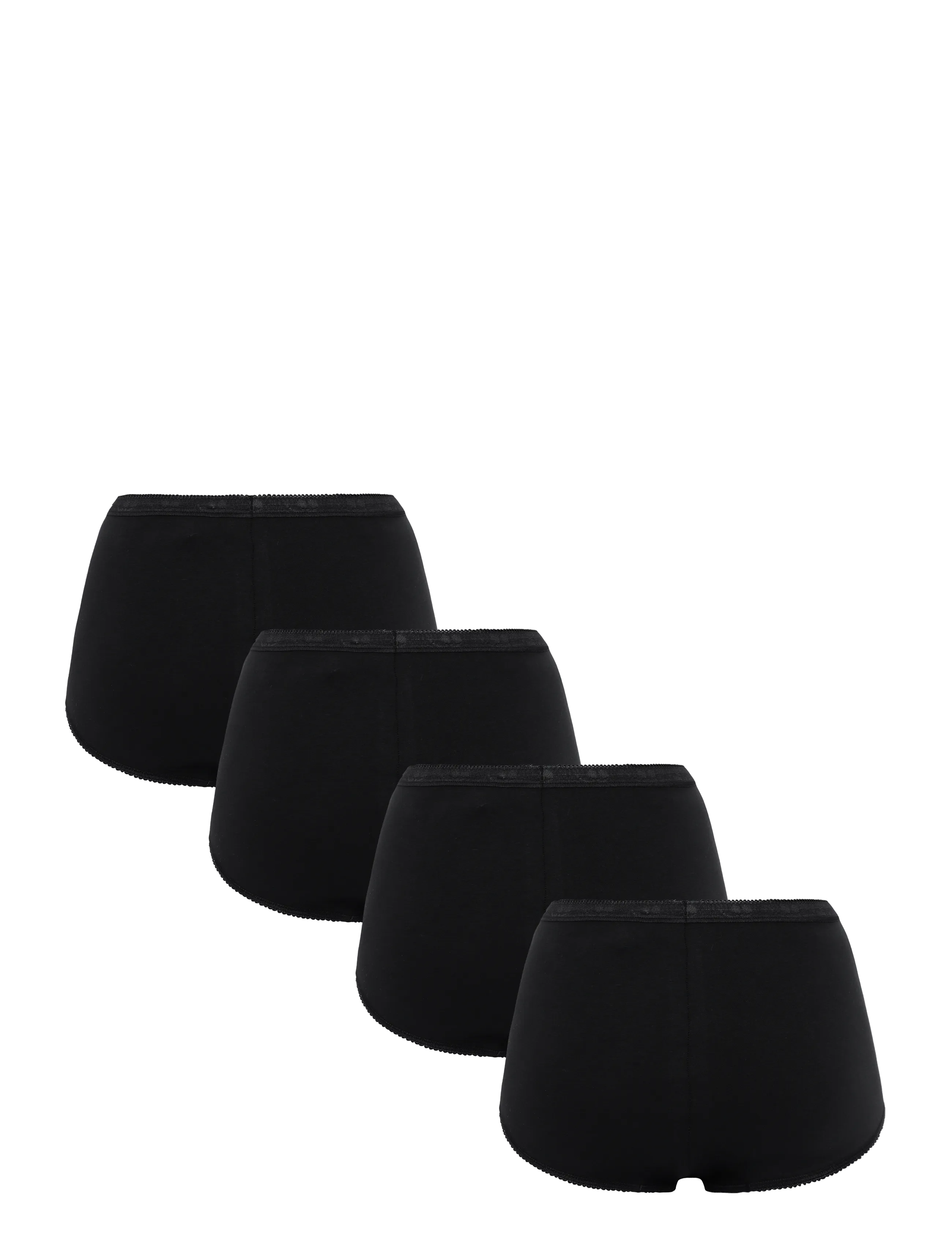 sloggi - sloggi Basic+ Maxi 4P - midi & maxi slips - black - 2