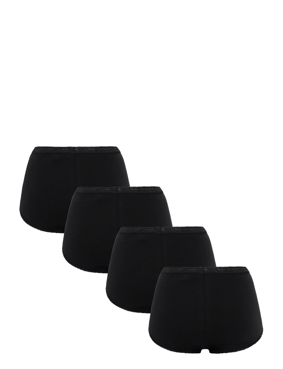 sloggi - sloggi Basic+ Maxi 4P - midi & maxi slips - black - 2