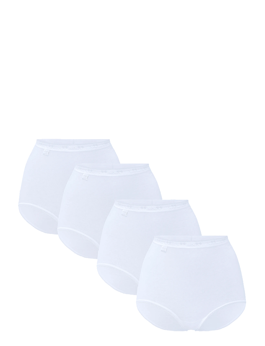 sloggi - sloggi Basic+ Maxi 4P - midi & maxi slips - white - 1
