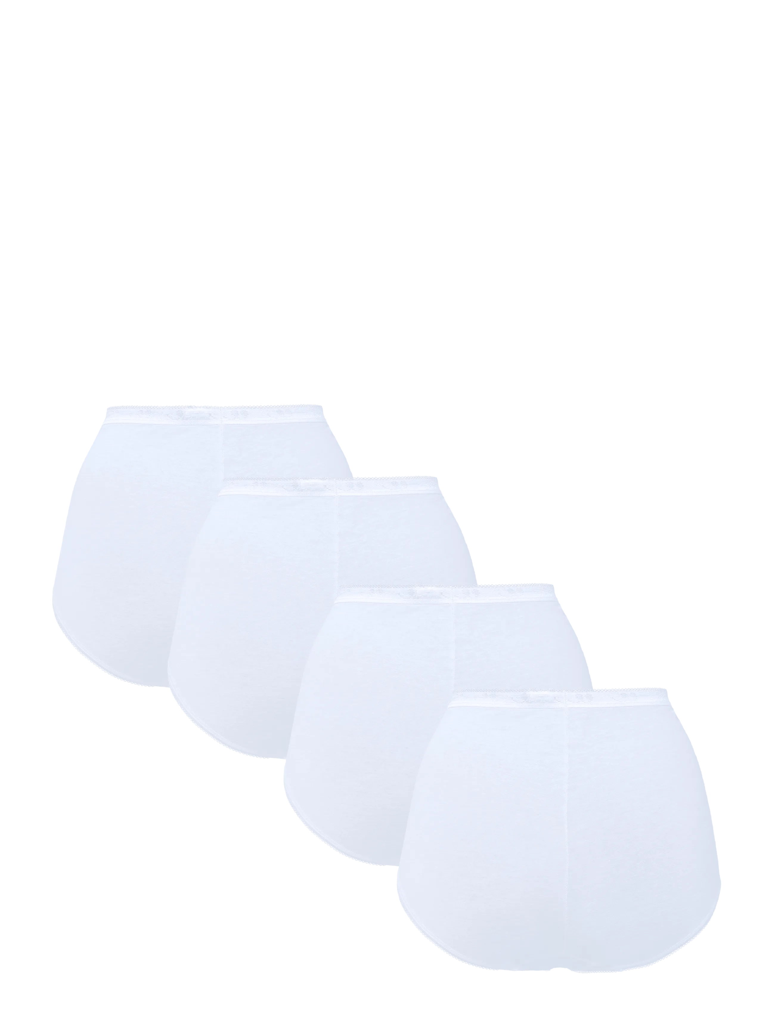sloggi - sloggi Basic+ Maxi 4P - midi & maxi trosor - white - 2