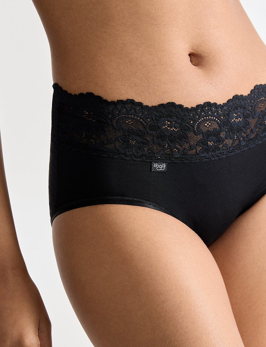 sloggi - sloggi Romance Midi - püksikud - black - 5