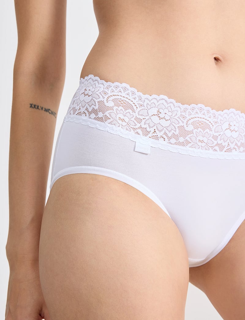 sloggi - sloggi Romance Midi - briefs - white - 5