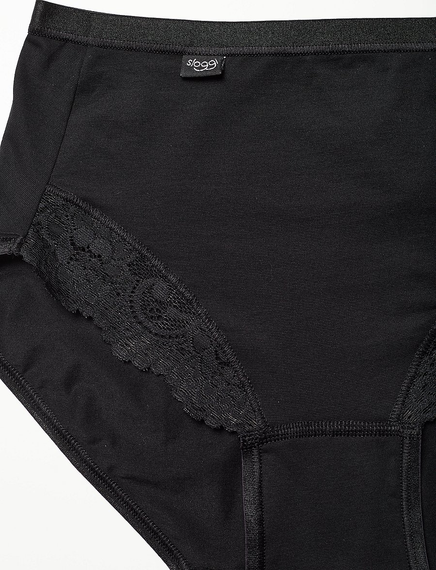 sloggi - sloggi Romance Maxi - midi & maxi trosor - black - 4