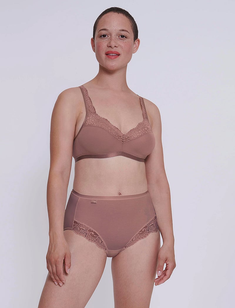 sloggi - sloggi Romance Maxi - midi & maxi trosor - cacao - 4