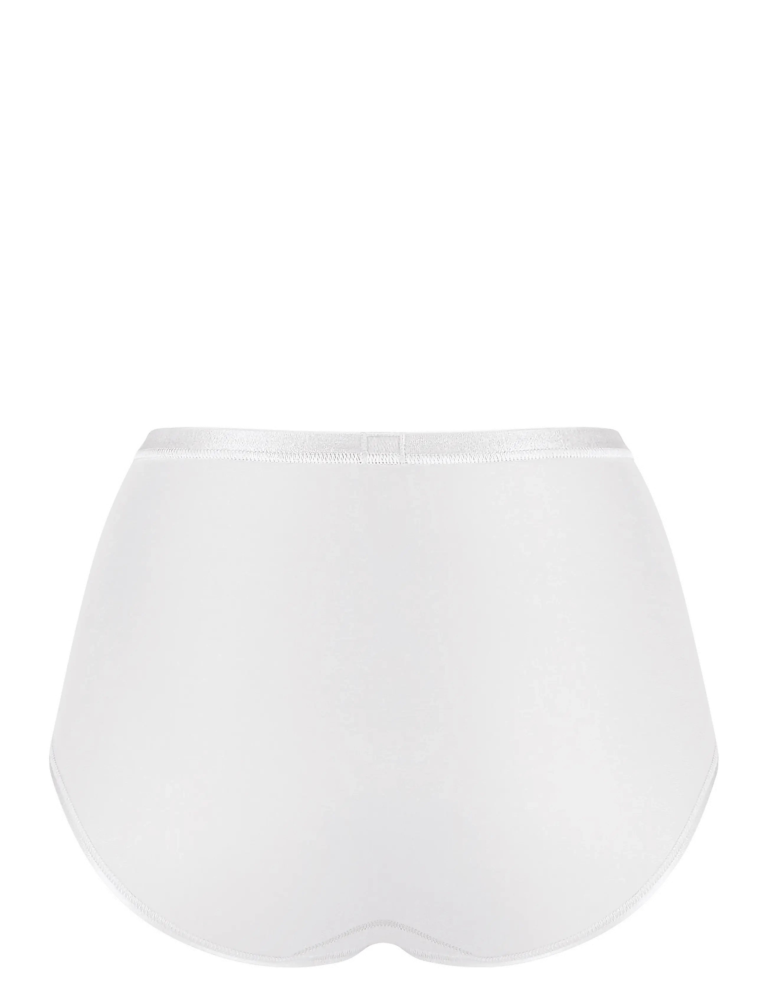 sloggi - sloggi Romance Maxi - vidutinio ir aukšto juosmens kelnaitės - white - 2