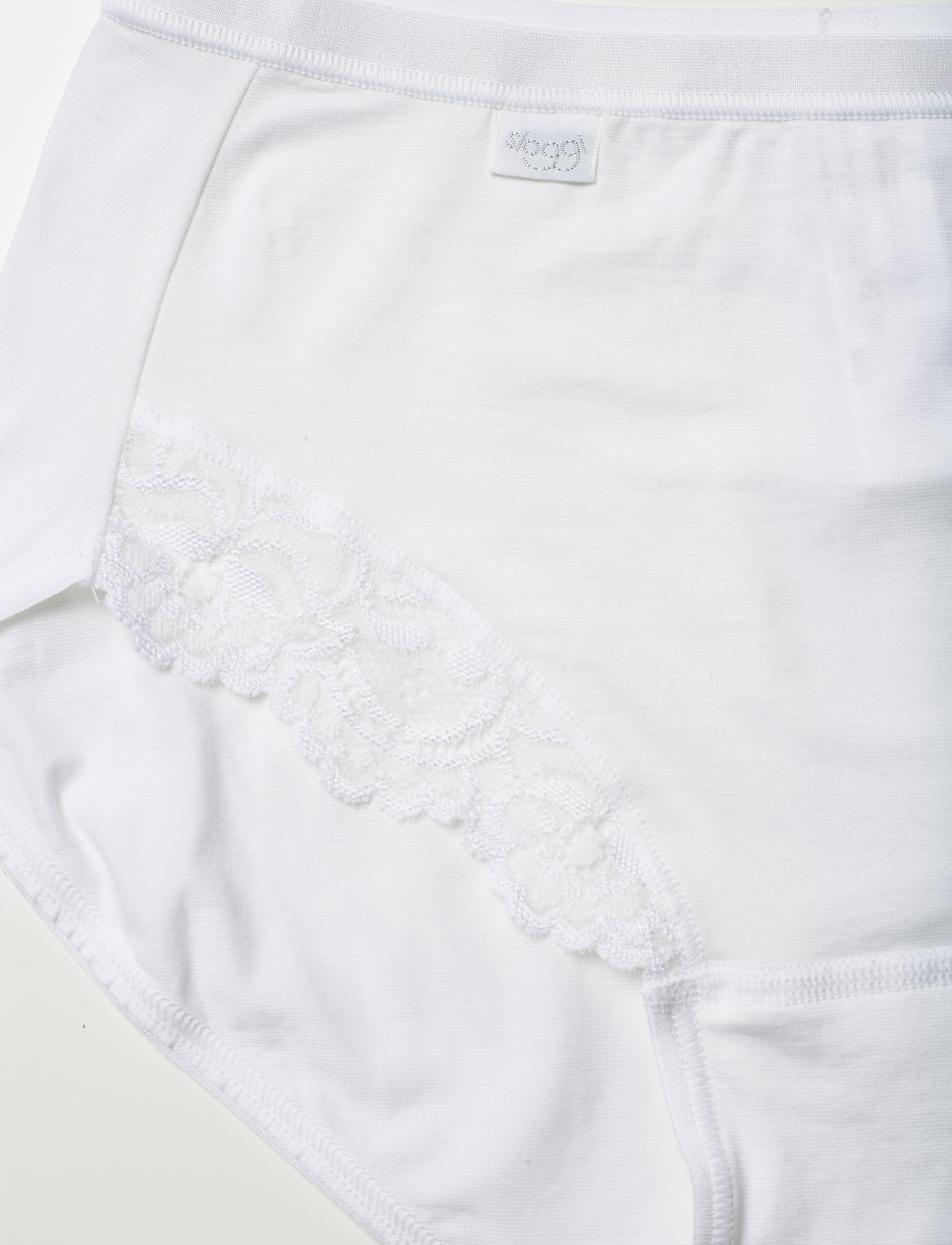 sloggi - sloggi Romance Maxi - vidutinio ir aukšto juosmens kelnaitės - white - 5