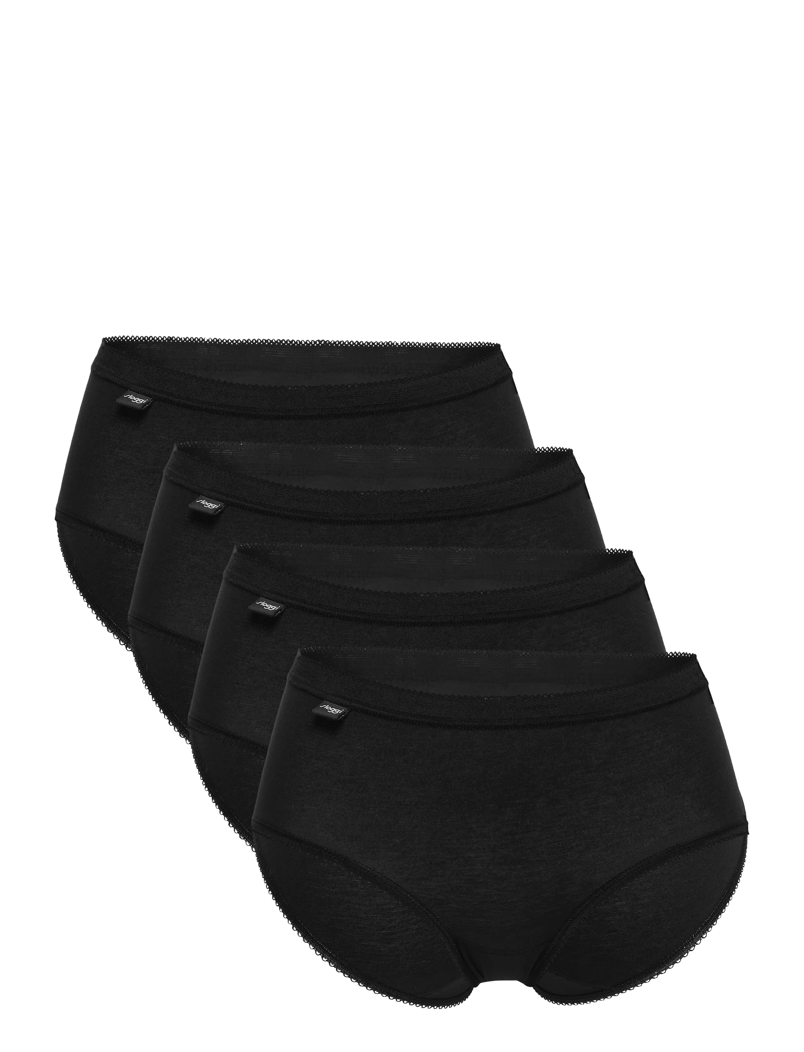 sloggi sloggi Basic+ Midi 4P - Underkläder - BLACK / black