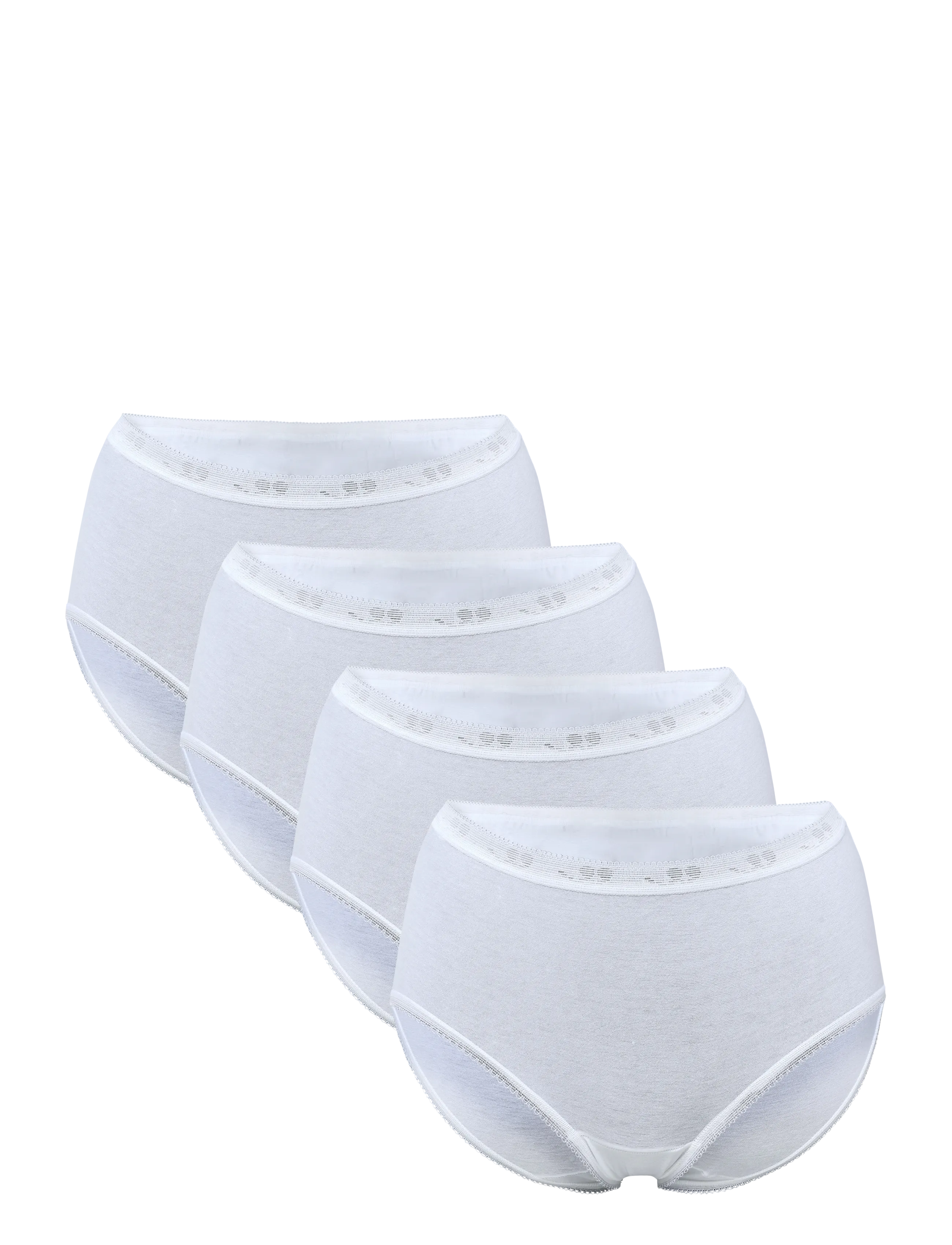 sloggi sloggi Basic+ Midi 4P - Aluspesu - WHITE / white