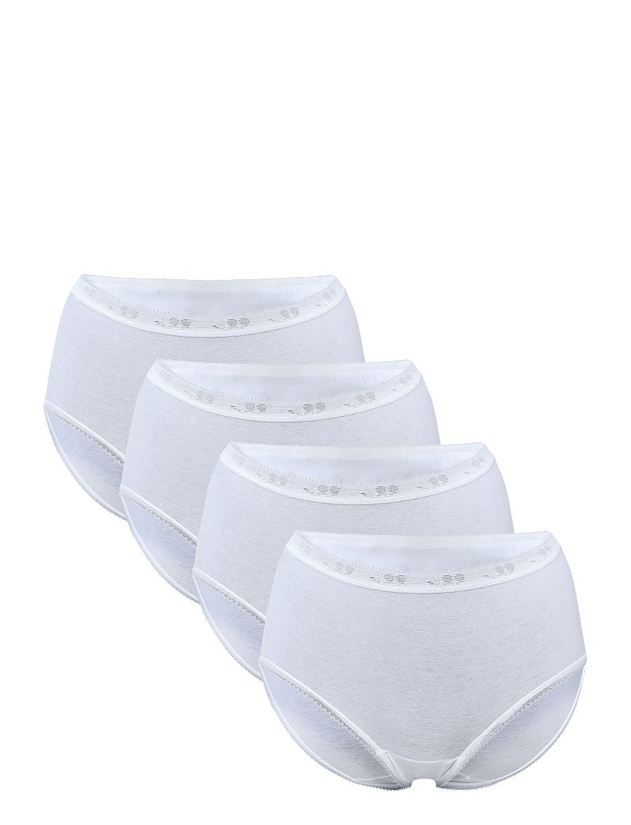 sloggi - sloggi Basic+ Midi 4P - alltags-style - white - 1