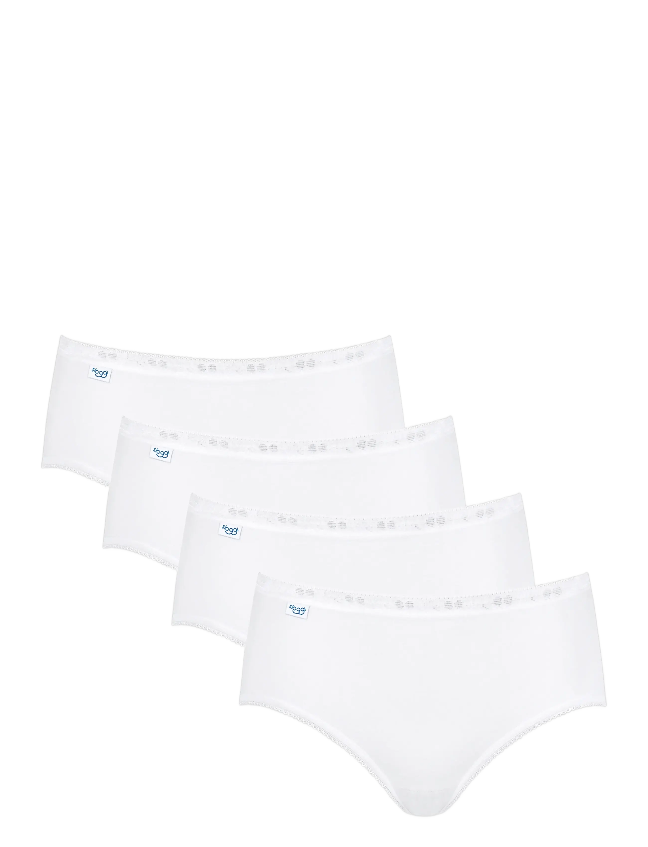 sloggi sloggi Basic+ Midi 4P - Unterwäsche - WHITE / white