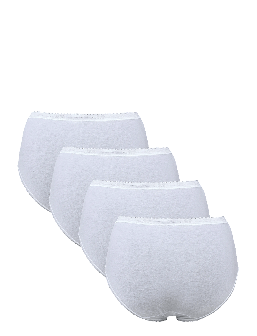sloggi - sloggi Basic+ Midi 4P - alltags-style - white - 2