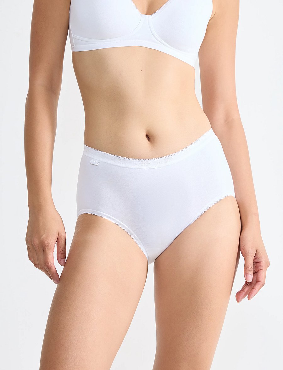 sloggi - sloggi Basic+ Midi 4P - alltags-style - white - 0