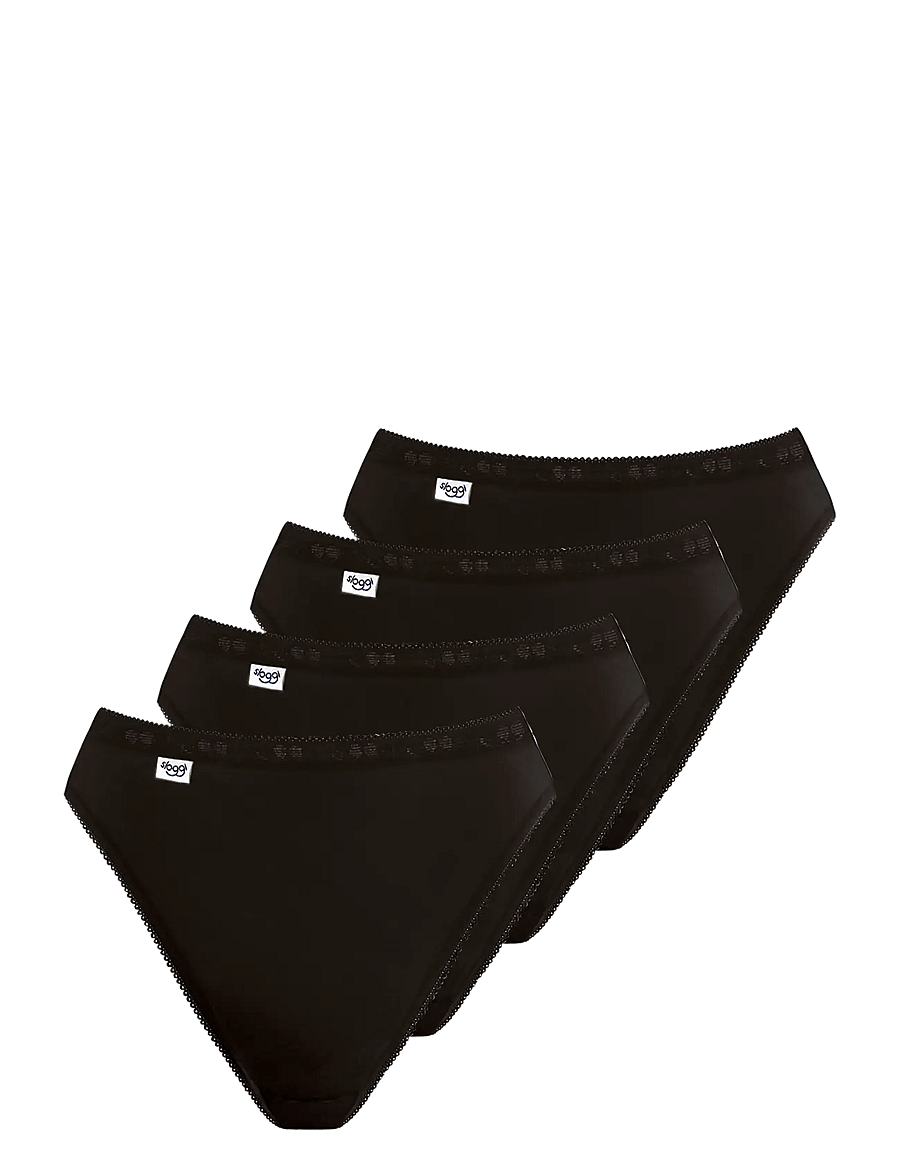 sloggi - sloggi Basic+ Tai 4P - midi & maxi slips - black - 1