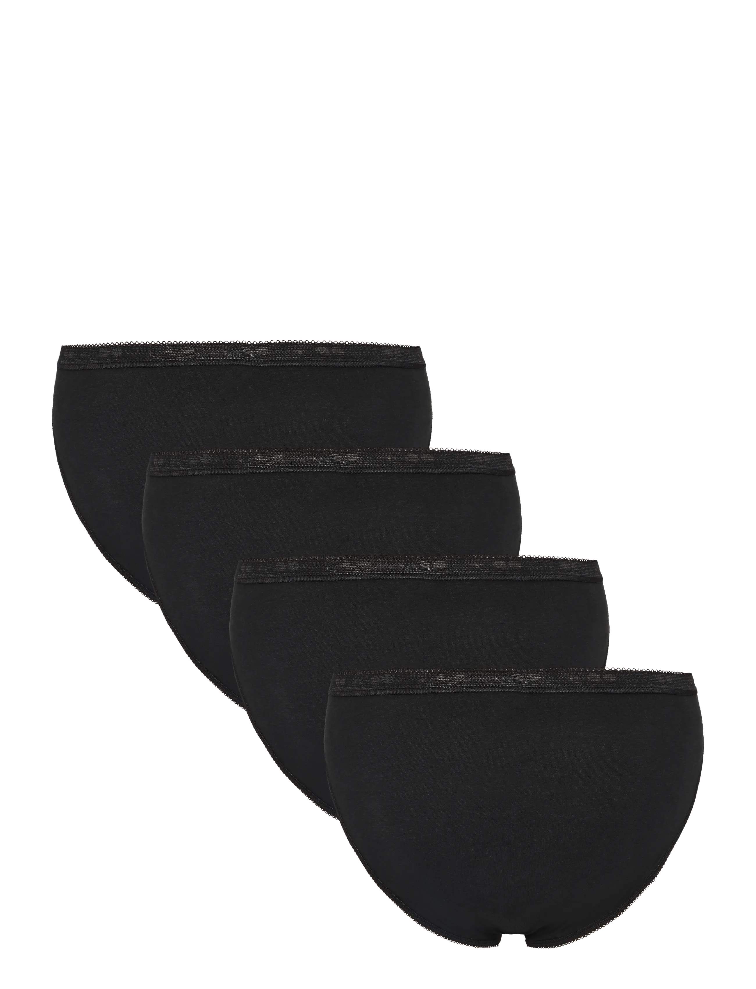 sloggi - sloggi Basic+ Tai 4P - midi & maxi briefs - black - 2
