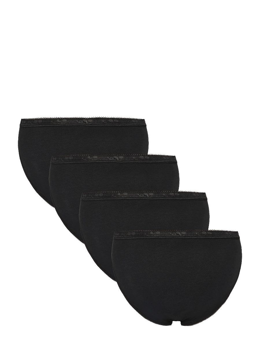 sloggi - sloggi Basic+ Tai 4P - midi & maxi trusser - black - 2
