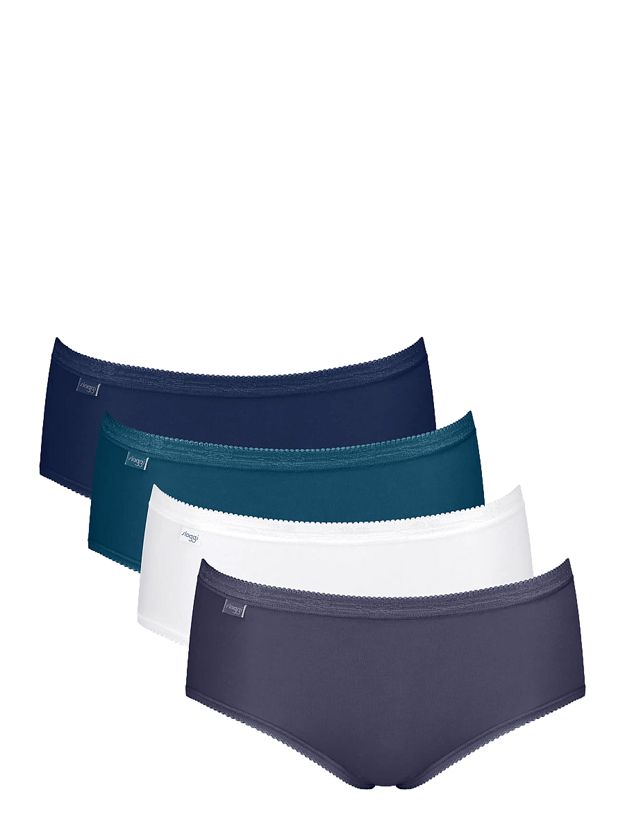 sloggi - sloggi Basic+ Midi C4P - hipster & boxershorts - white/blue - 1
