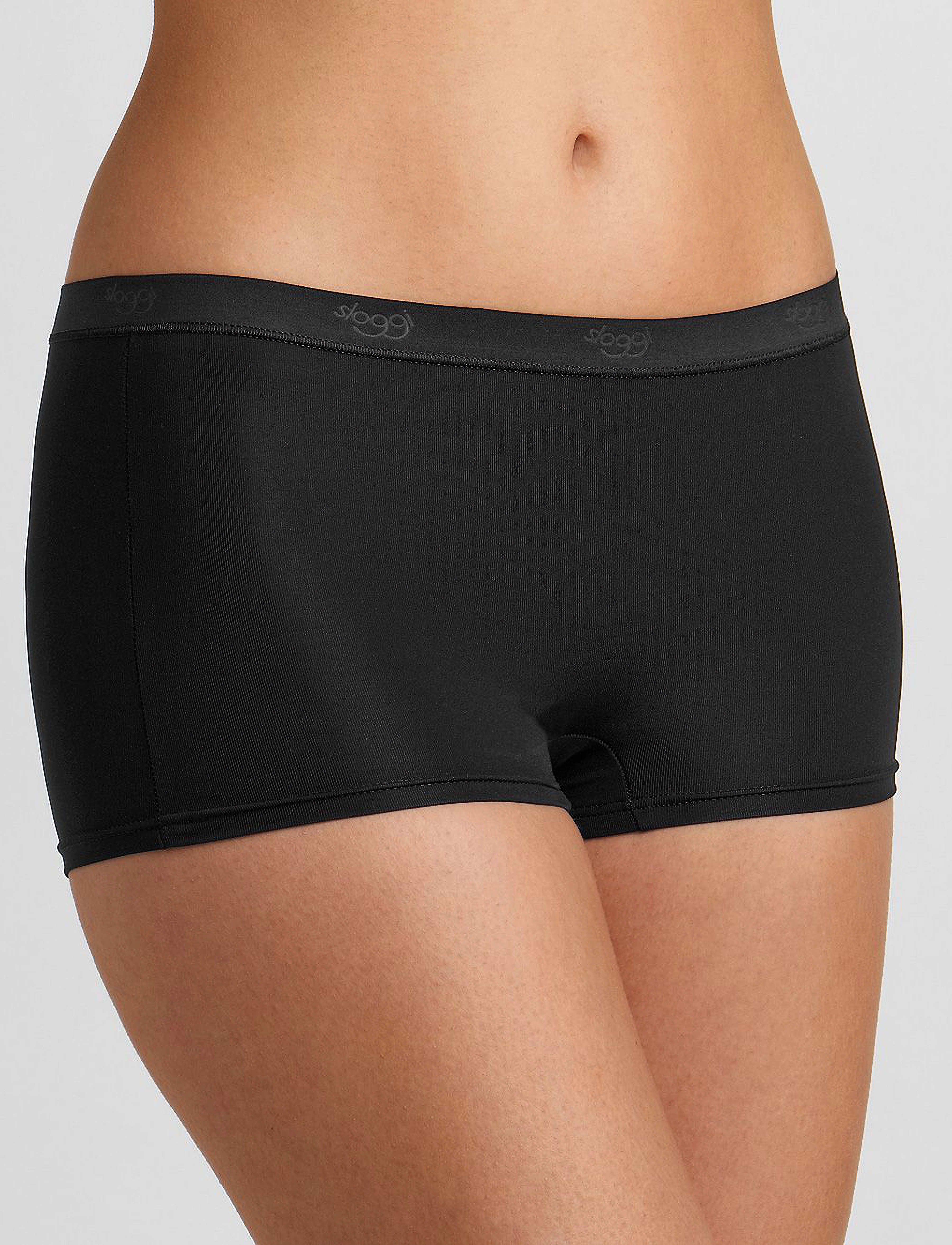sloggi Sensual Fresh Short, 44, Panties, Schwarz - Hipster & Boyshorts, Frauen