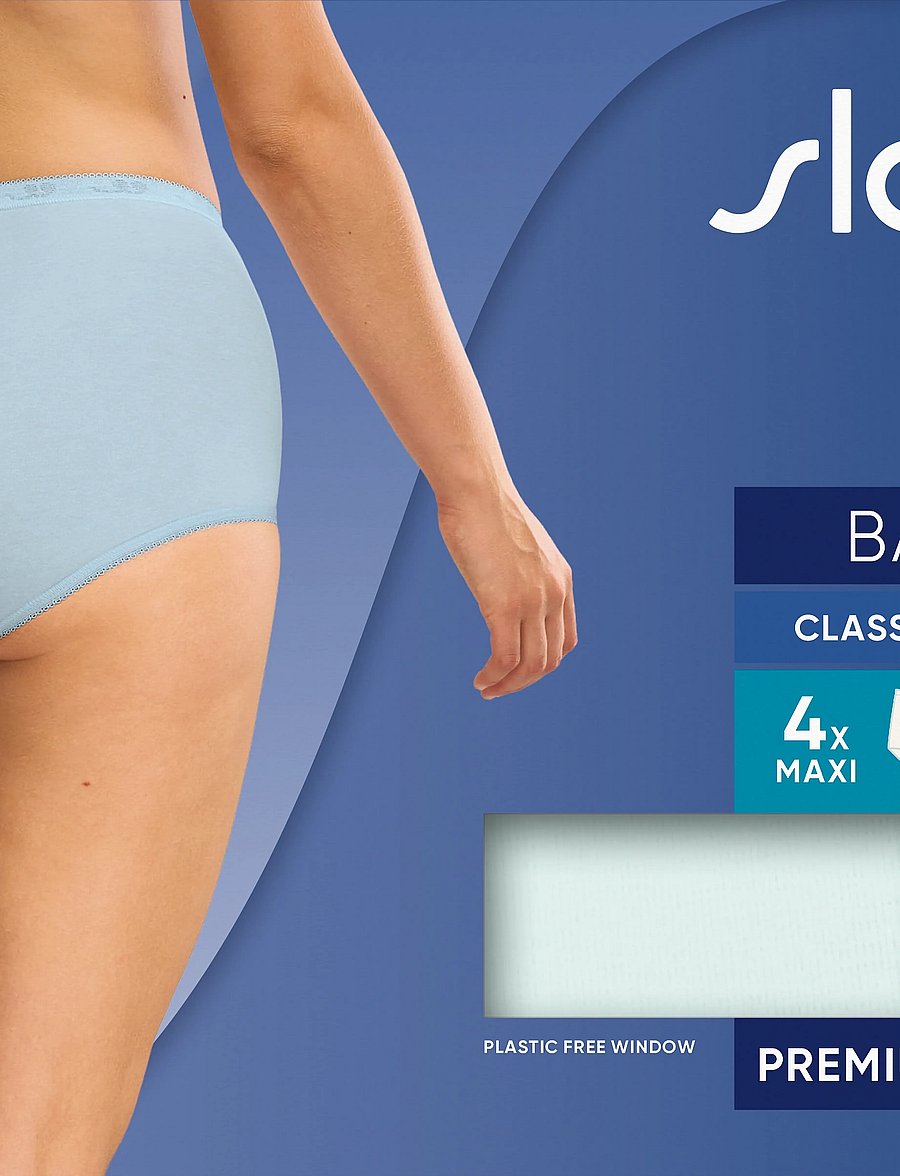 sloggi - sloggi Basic+ Maxi C4P - midi- ja maksialuspüksid - sea blue light combination - 0