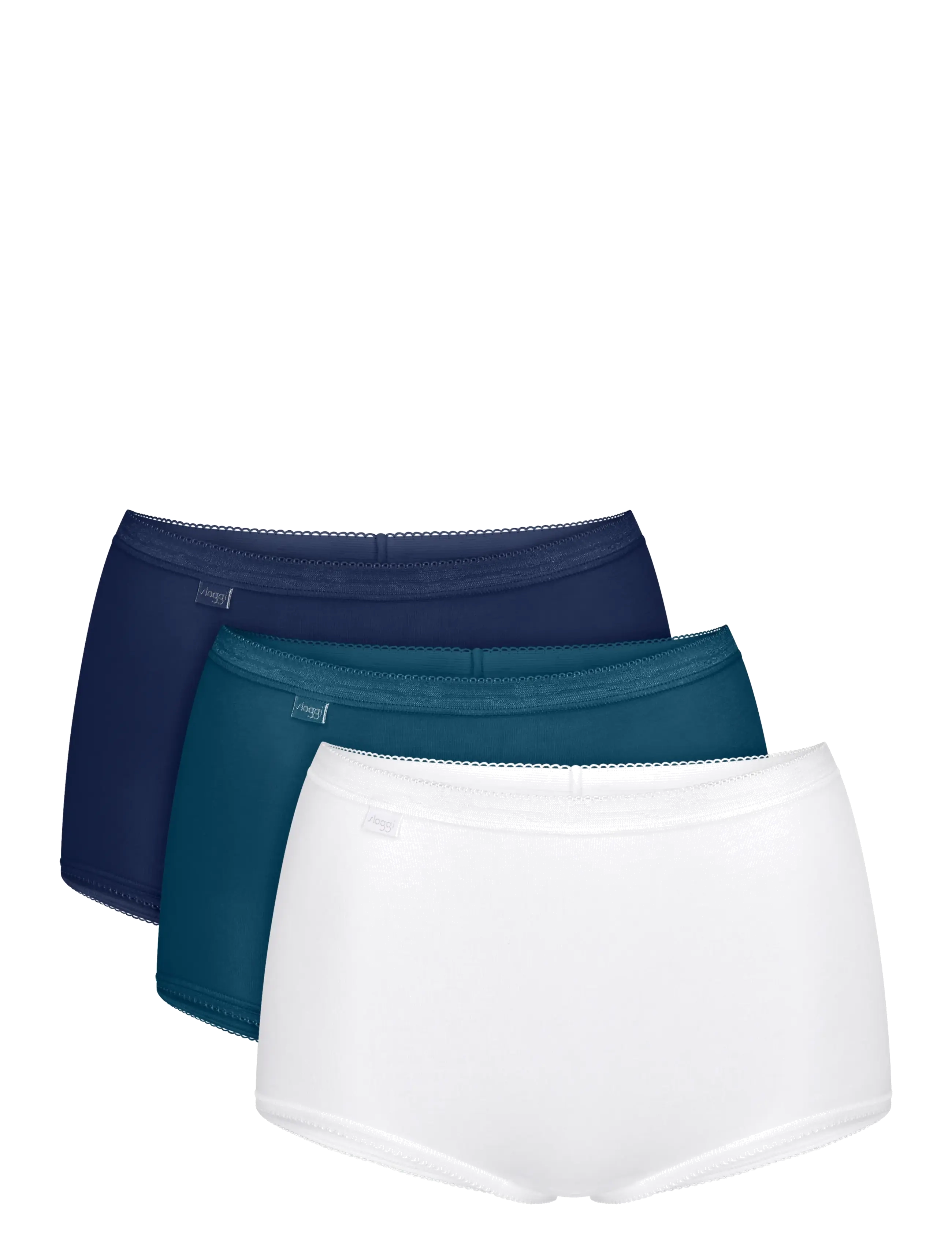sloggi sloggi Basic+ Maxi C3P - Midi & Maxi Slips - BLUE COMBINATION / multi