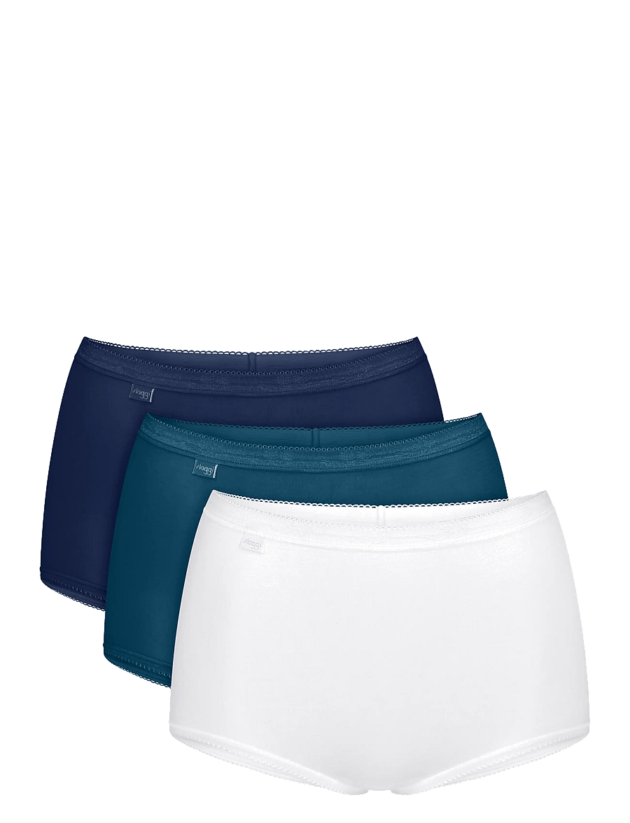 sloggi - sloggi Basic+ Maxi C3P - midi & maxi slips - blue combination - 1