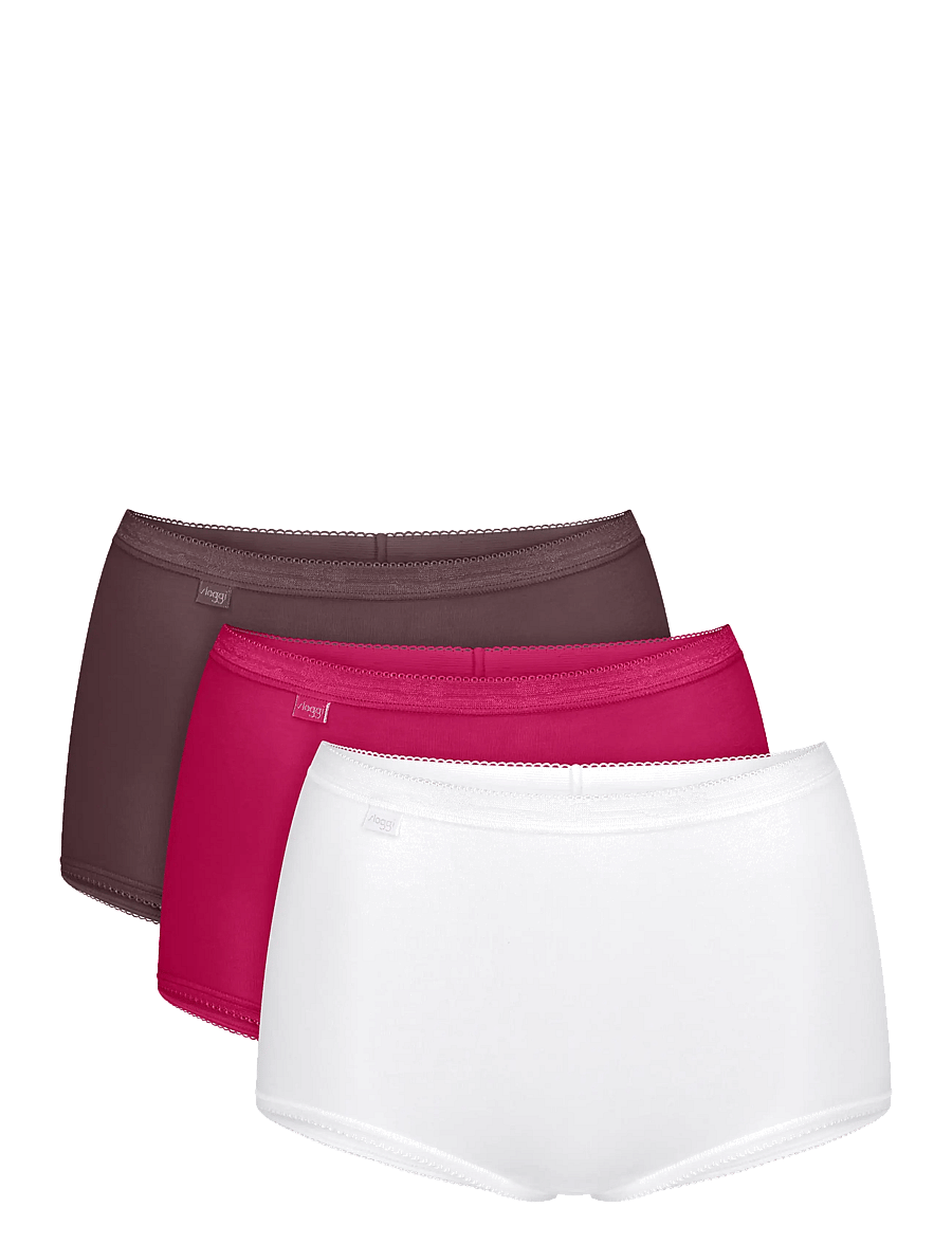 sloggi - sloggi Basic+ Maxi C3P - midi & maxi slips - red combination - 1
