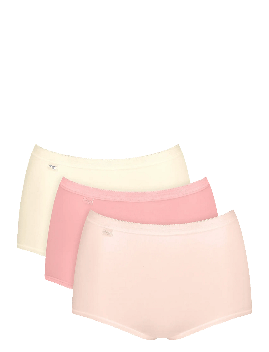 sloggi - sloggi Basic+ Maxi C3P - midi & maxi briefs - red/yellow - 1
