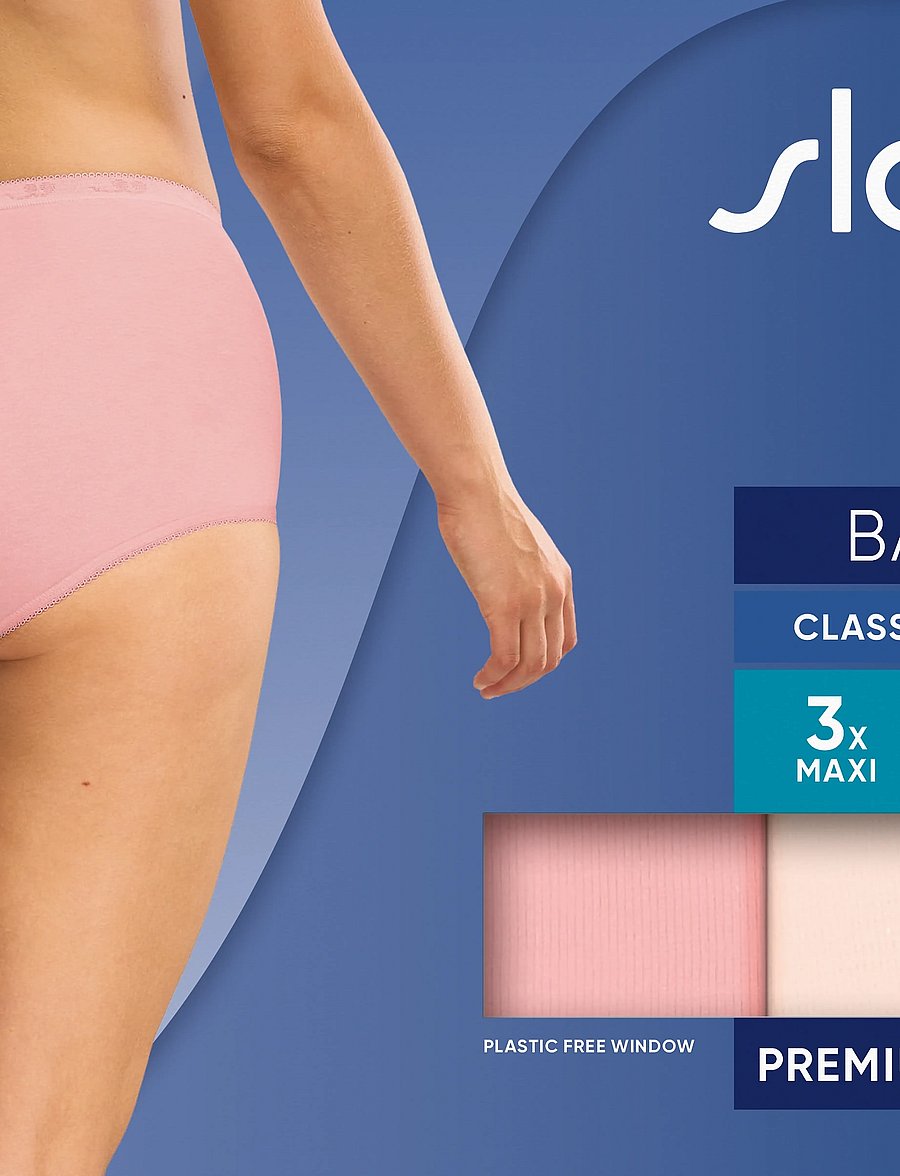 sloggi - sloggi Basic+ Maxi C3P - midi & maxi briefs - red/yellow - 5
