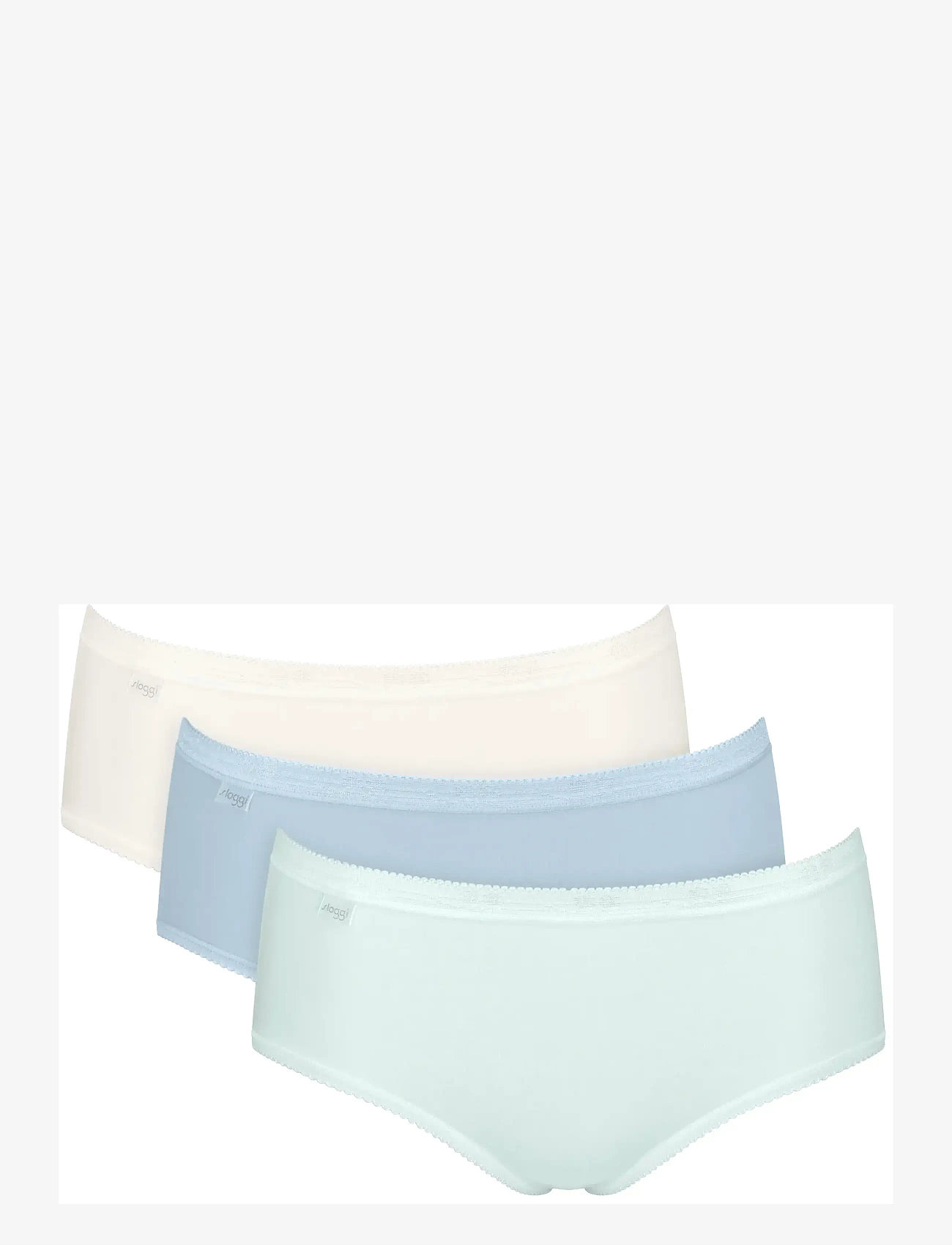 sloggi - sloggi Basic+ Midi C3P - briefs - medium grey melange - 1