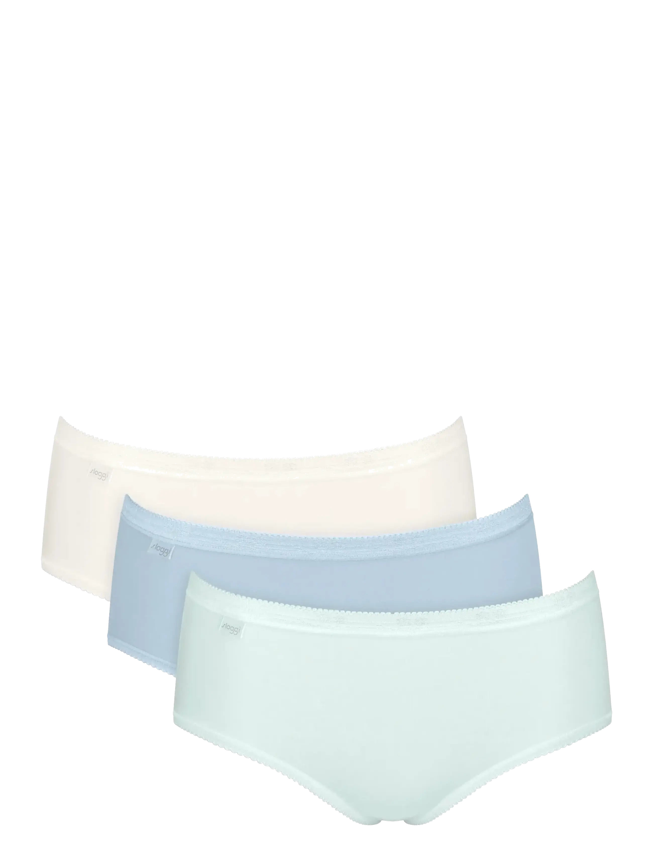 sloggi sloggi Basic+ Midi C3P - Nyheder - MEDIUM GREY MELANGE / blue