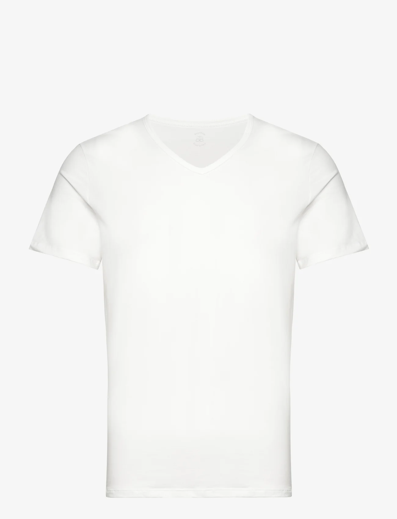 sloggi - sloggi men EverNew Shirt 03 V-Neck - najniższe ceny - white - 0