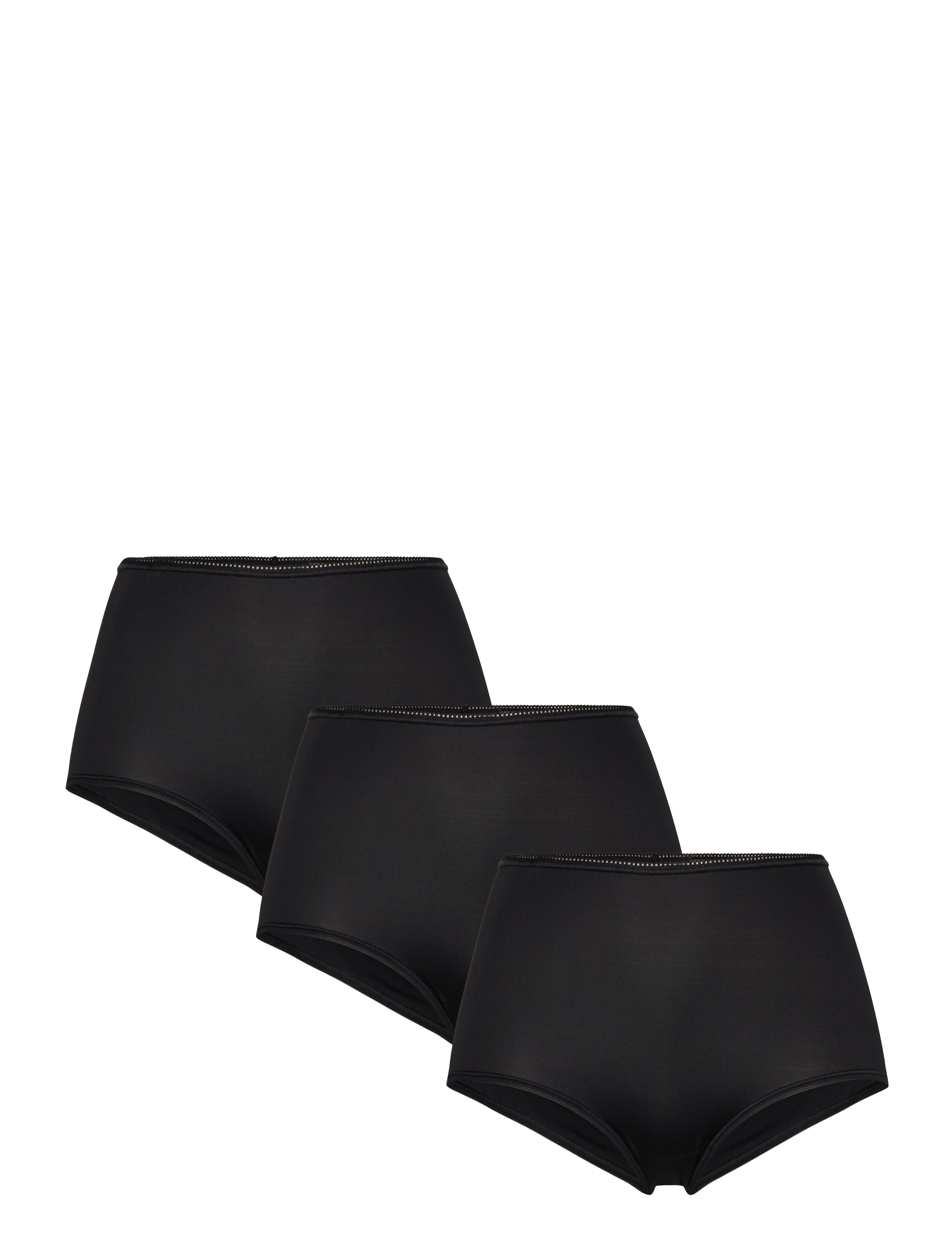 sloggi sloggi 24/7 Microfibre Maxi C3P - Ondergoed - BLACK / black