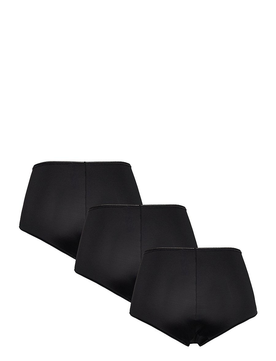 sloggi - sloggi 24/7 Microfibre Maxi C3P - midi & maxi slips - black - 4