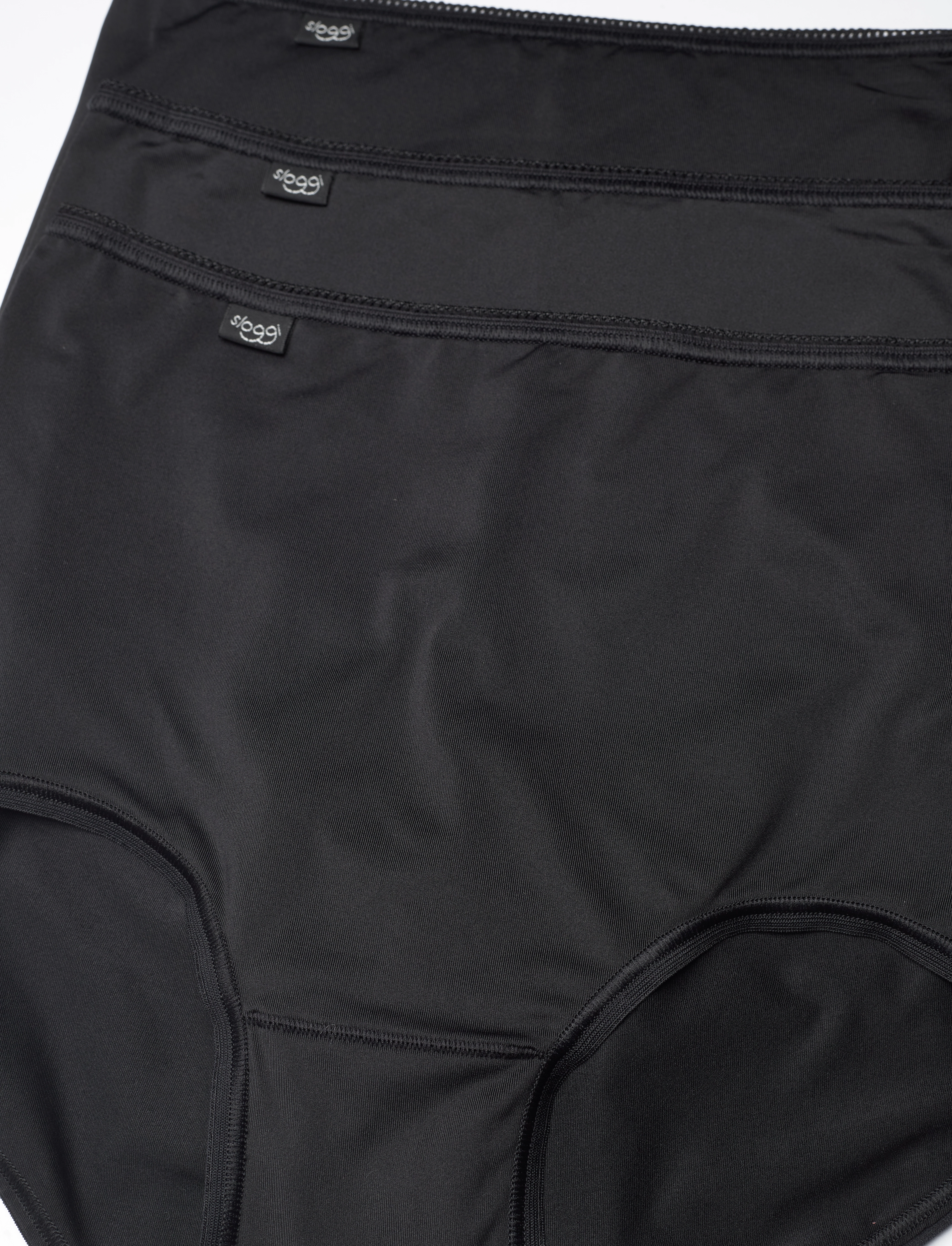 sloggi - sloggi 24/7 Microfibre Maxi C3P - midi & maxi slips - black - 3