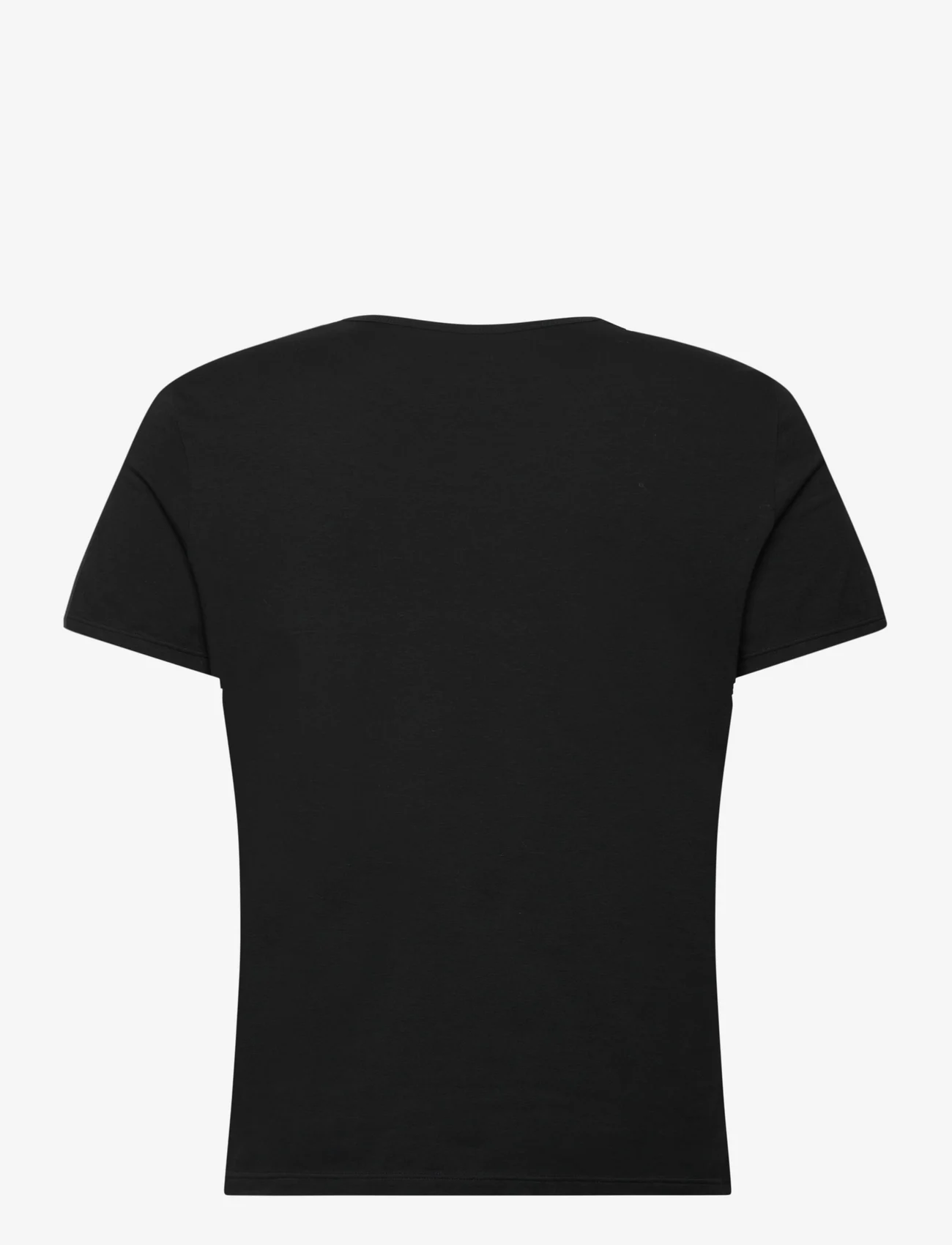 sloggi - sloggi men GO Shirt V-Neck Regular - mažiausios kainos - black - 1