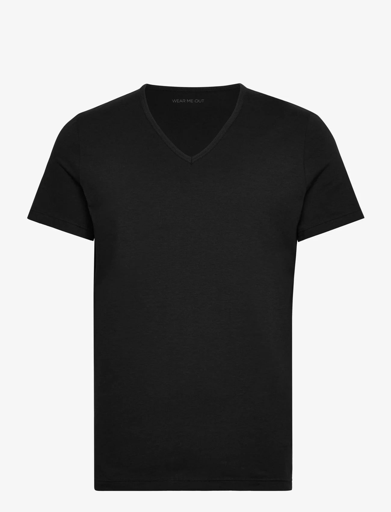 sloggi - sloggi men GO Shirt V-Neck Slim Fit - laagste prijzen - black - 0