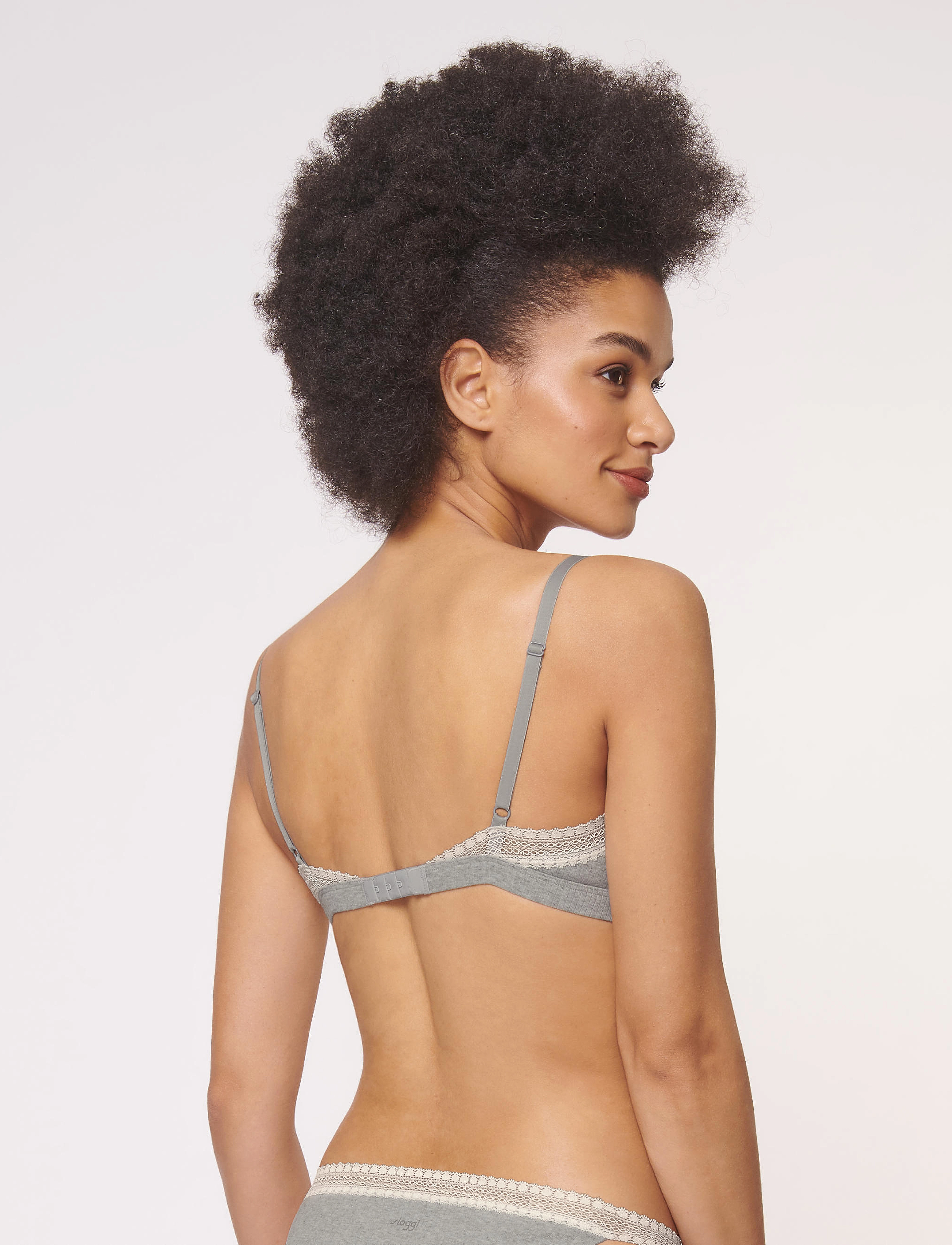 sloggi - sloggi GO Ribbed Bralette - medium grey melange - 3