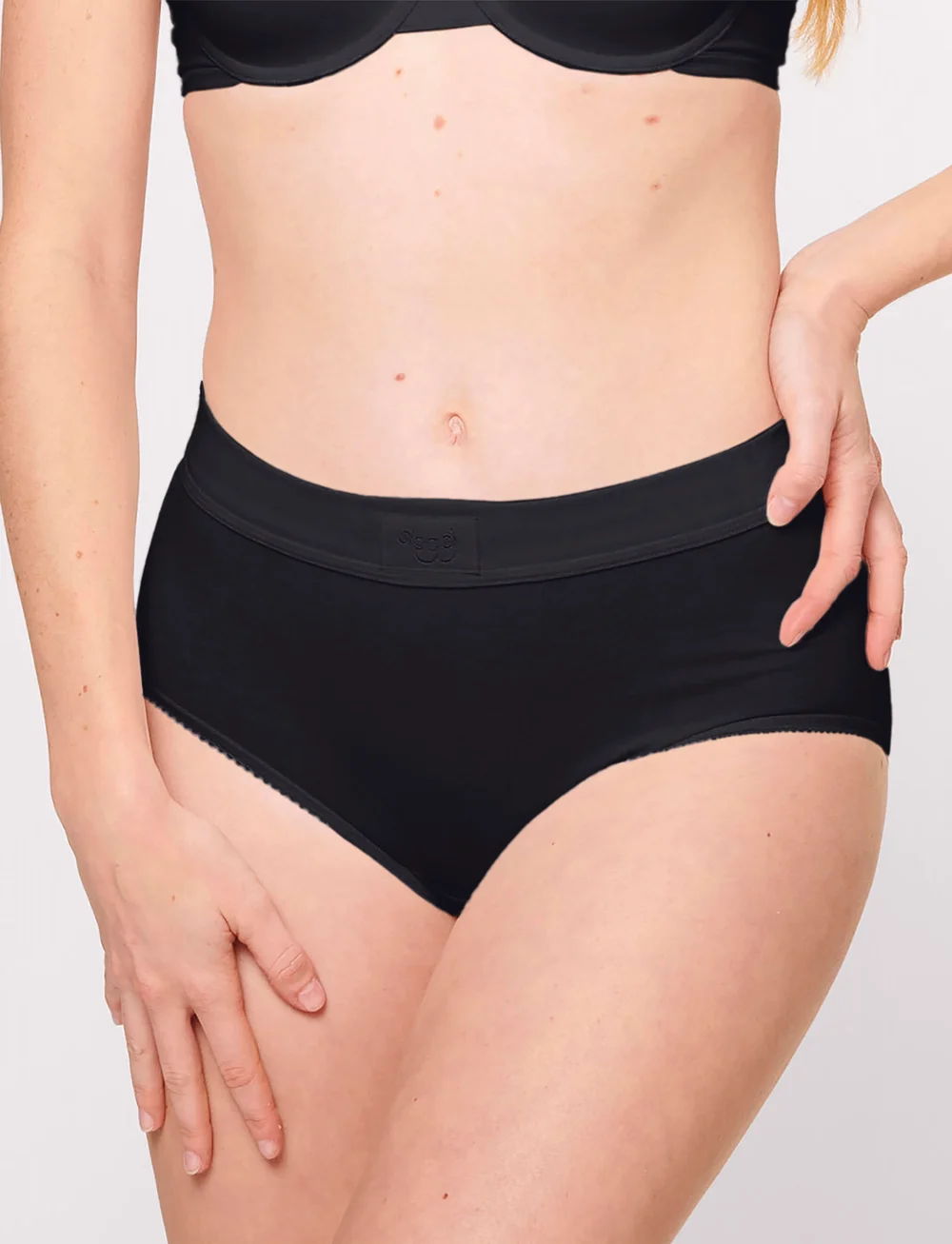 sloggi - sloggi Double Comfort Maxi 2P - midi & maxi slips - black - 0